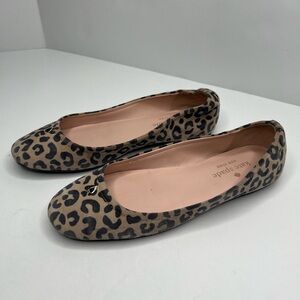 Kate Spade Keaton Leopard Ballet Flats Size 6.5